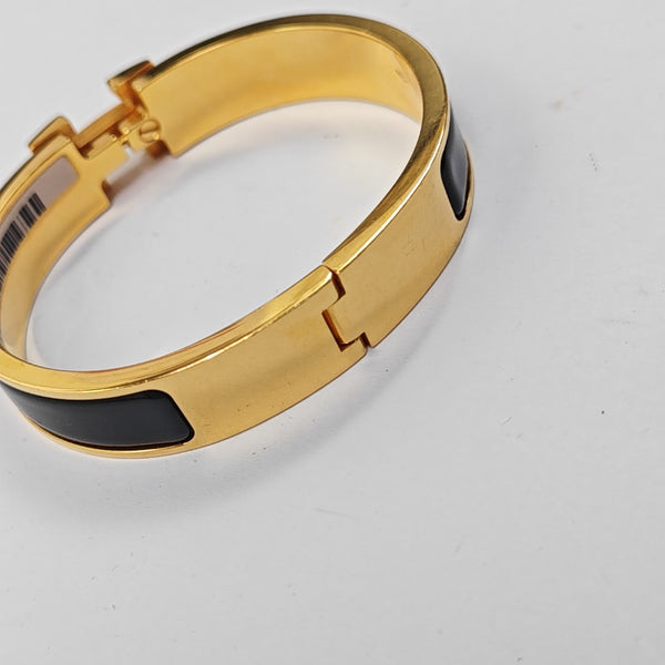 Clic H Metal Gold Bangle