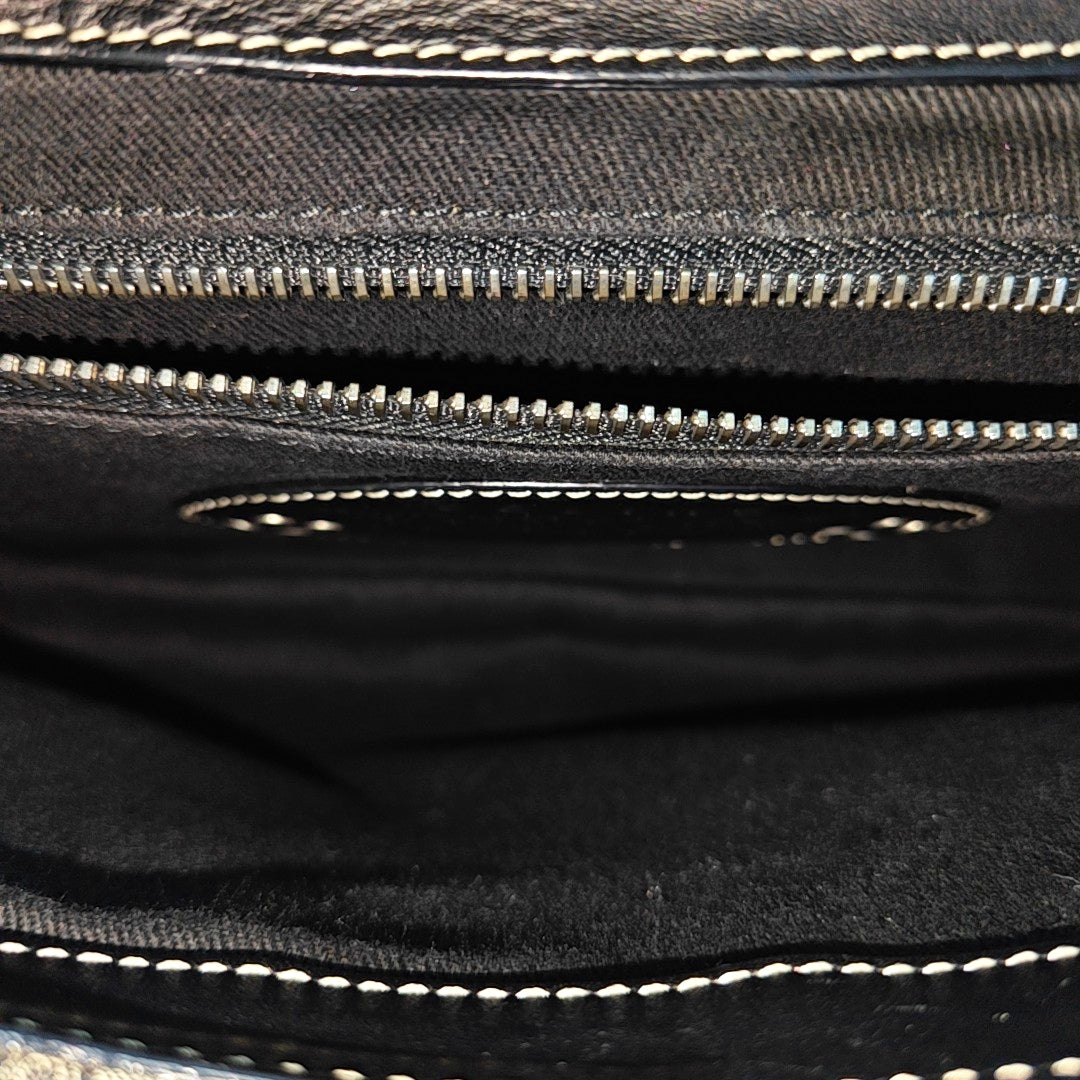 Canvas Top Handle Bag Gray