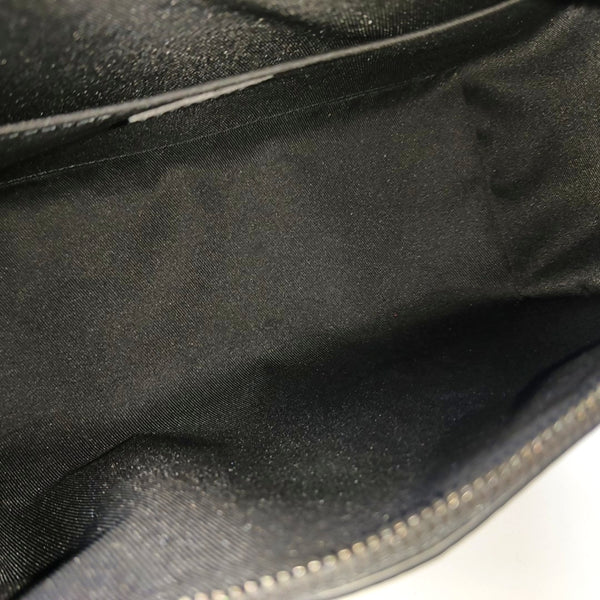 KEEPALL 25 Monogram Coated Canvas Black