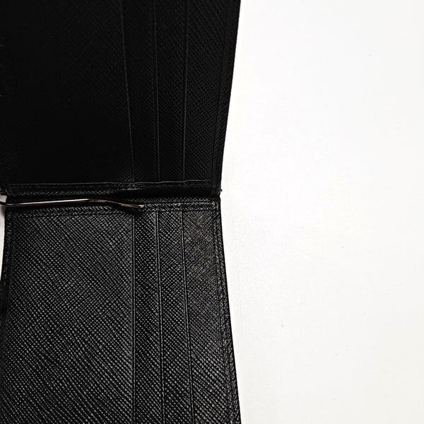Saffiano Calfskin Wallet Black