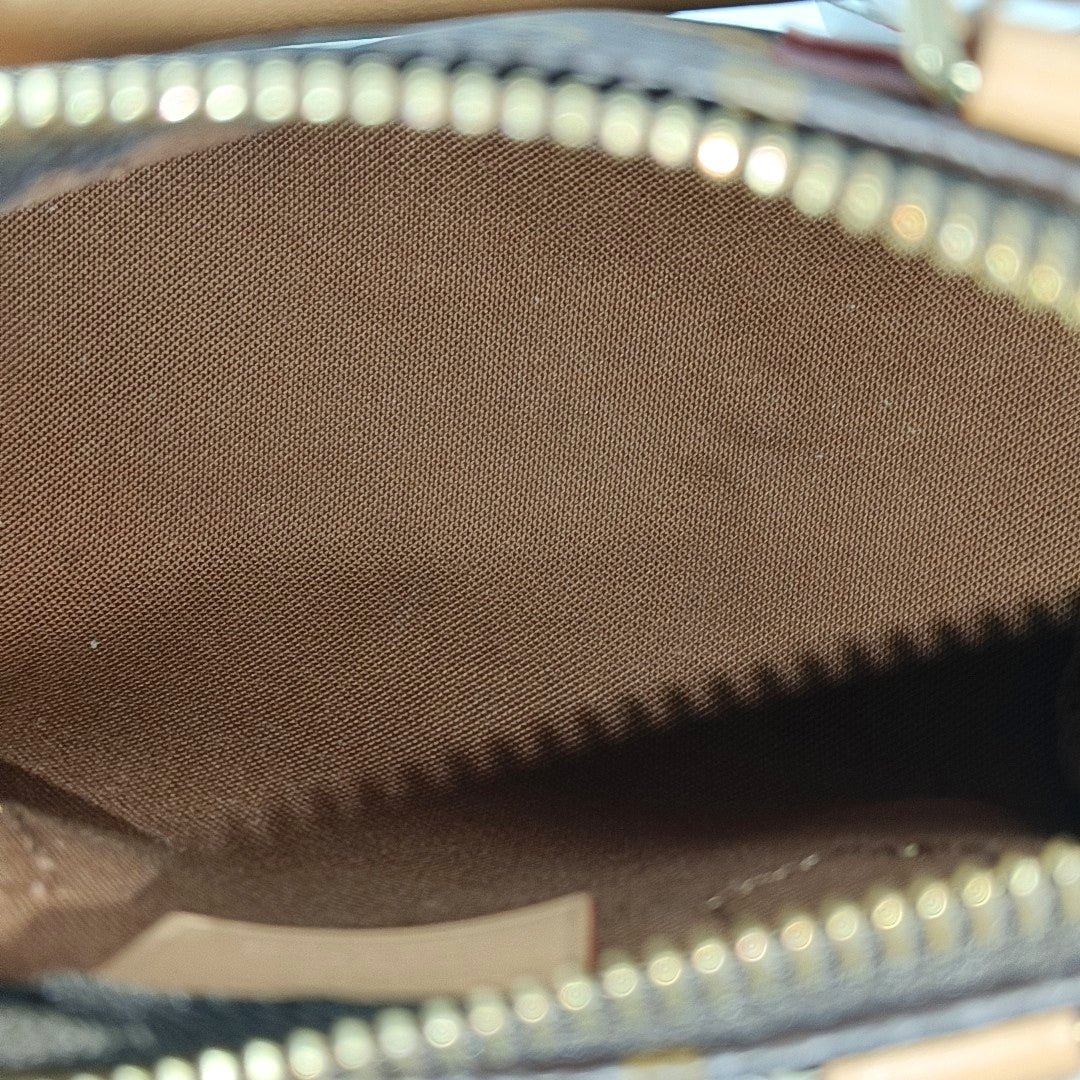 SPEEDY Nano Monogram lona revestida marrón