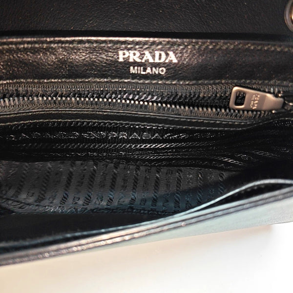 Calfskin Shoulder Bag Black