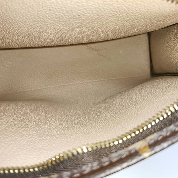 TOILET POCKET 19 Monogram Coated Canvas Brown