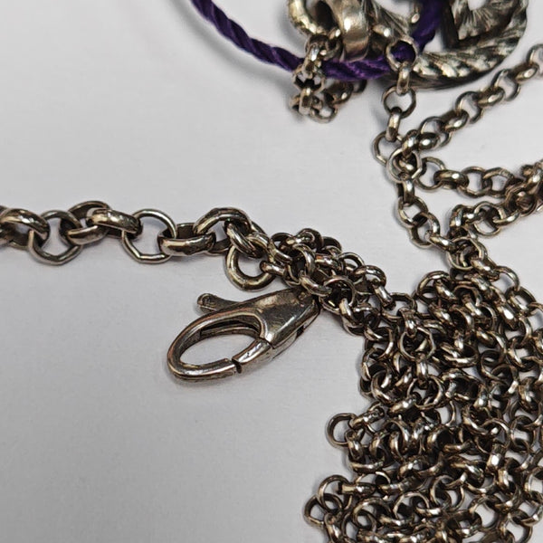 Interlocking G 925 Sterling Silver Necklace