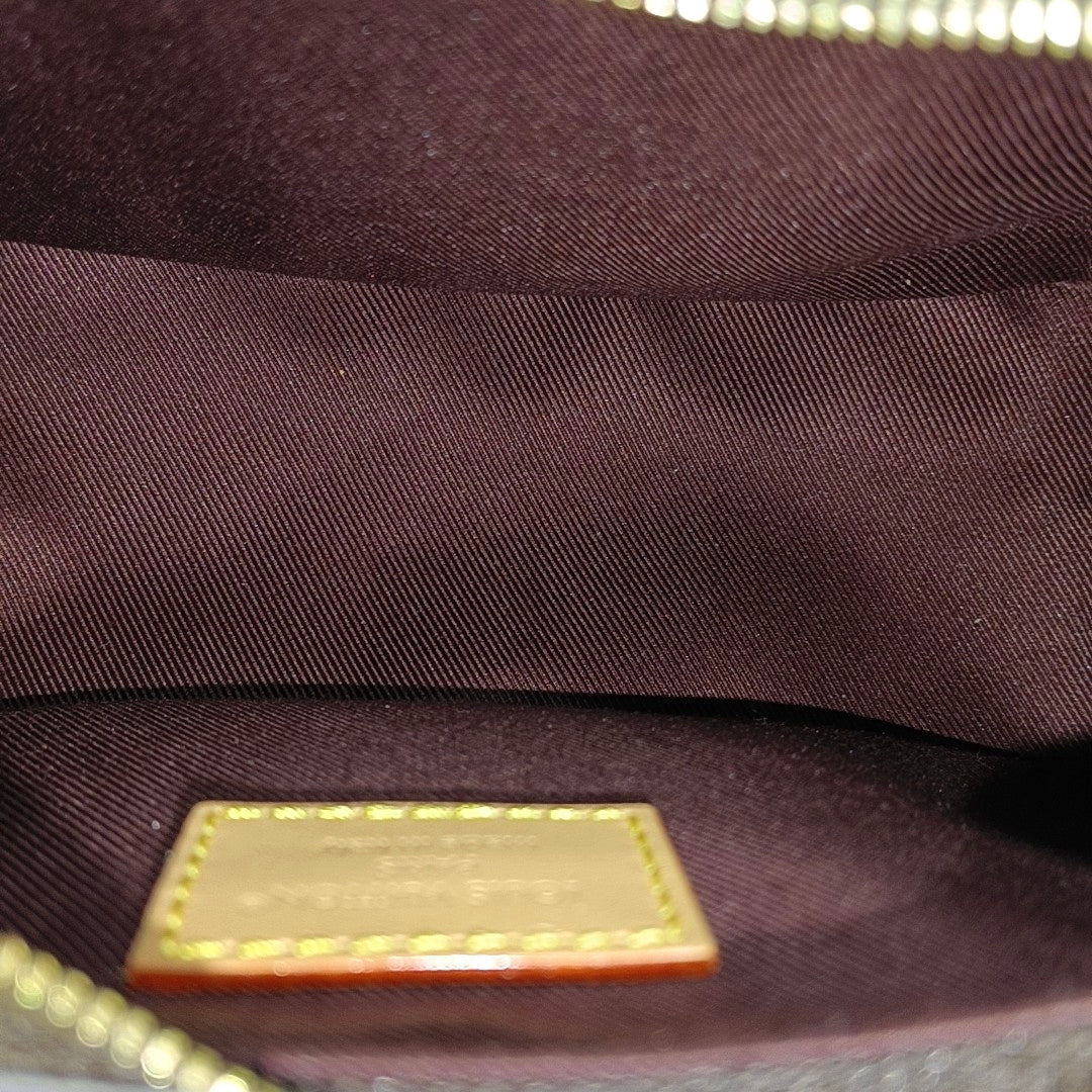 BOULOGNE Nano Monogram Coated Canvas Brown