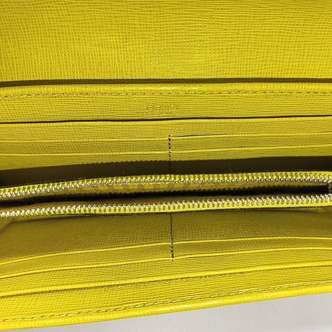 Calfskin Wallet Yellow