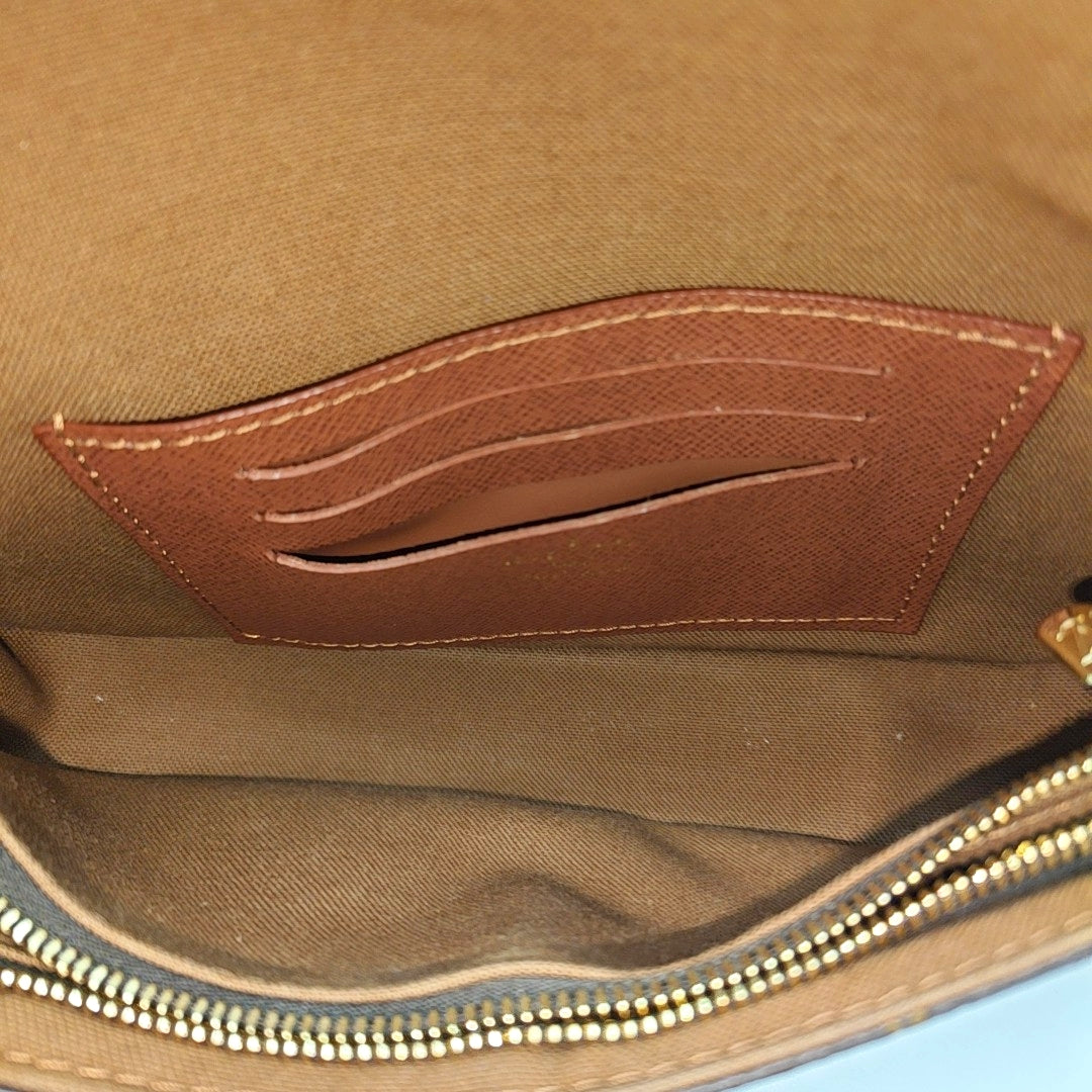 IVY Monogram Coated Canvas Brown