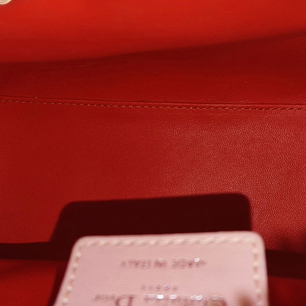 Lady Dior Medium Quilted Lambskin Red