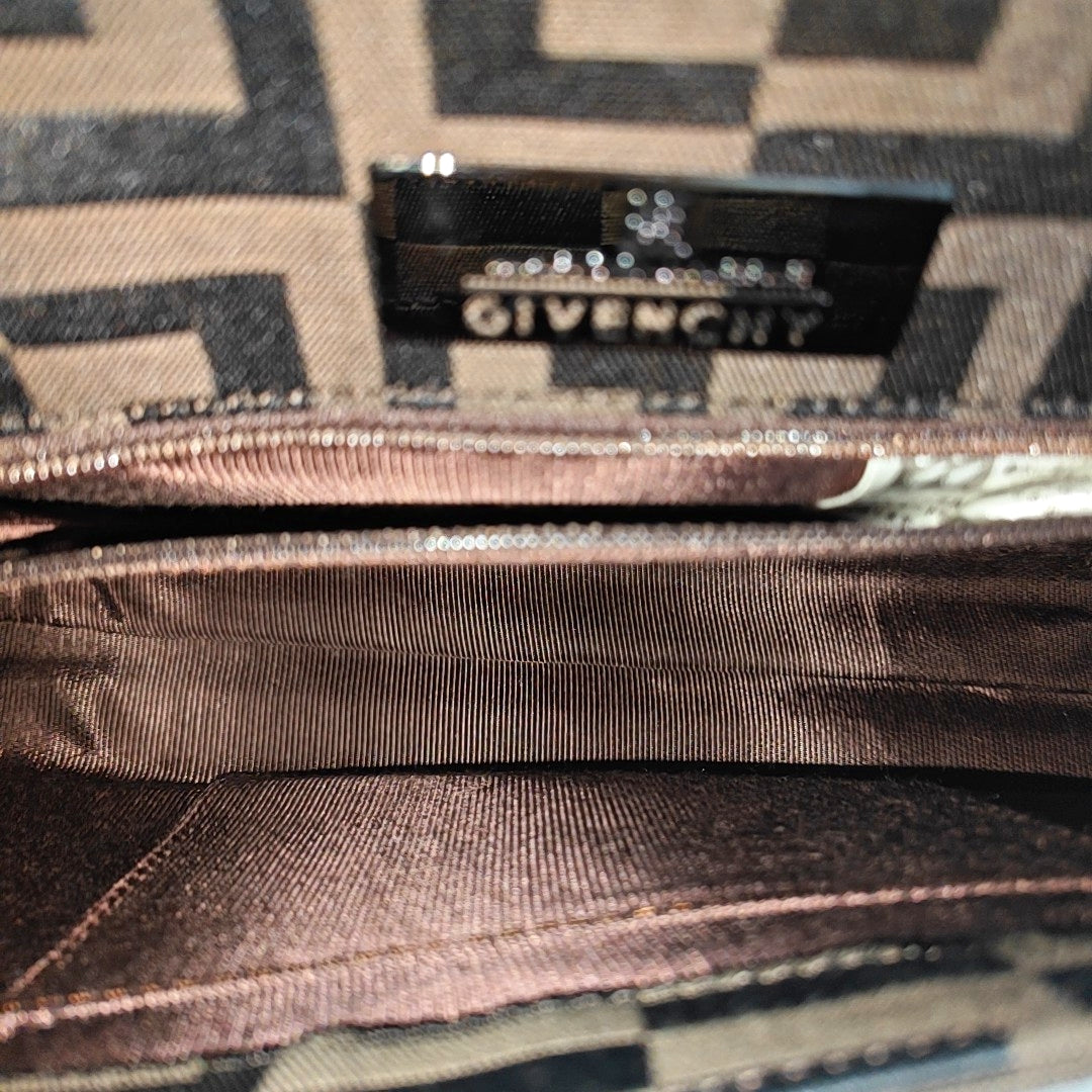 Fabric Shoulder Bag Black