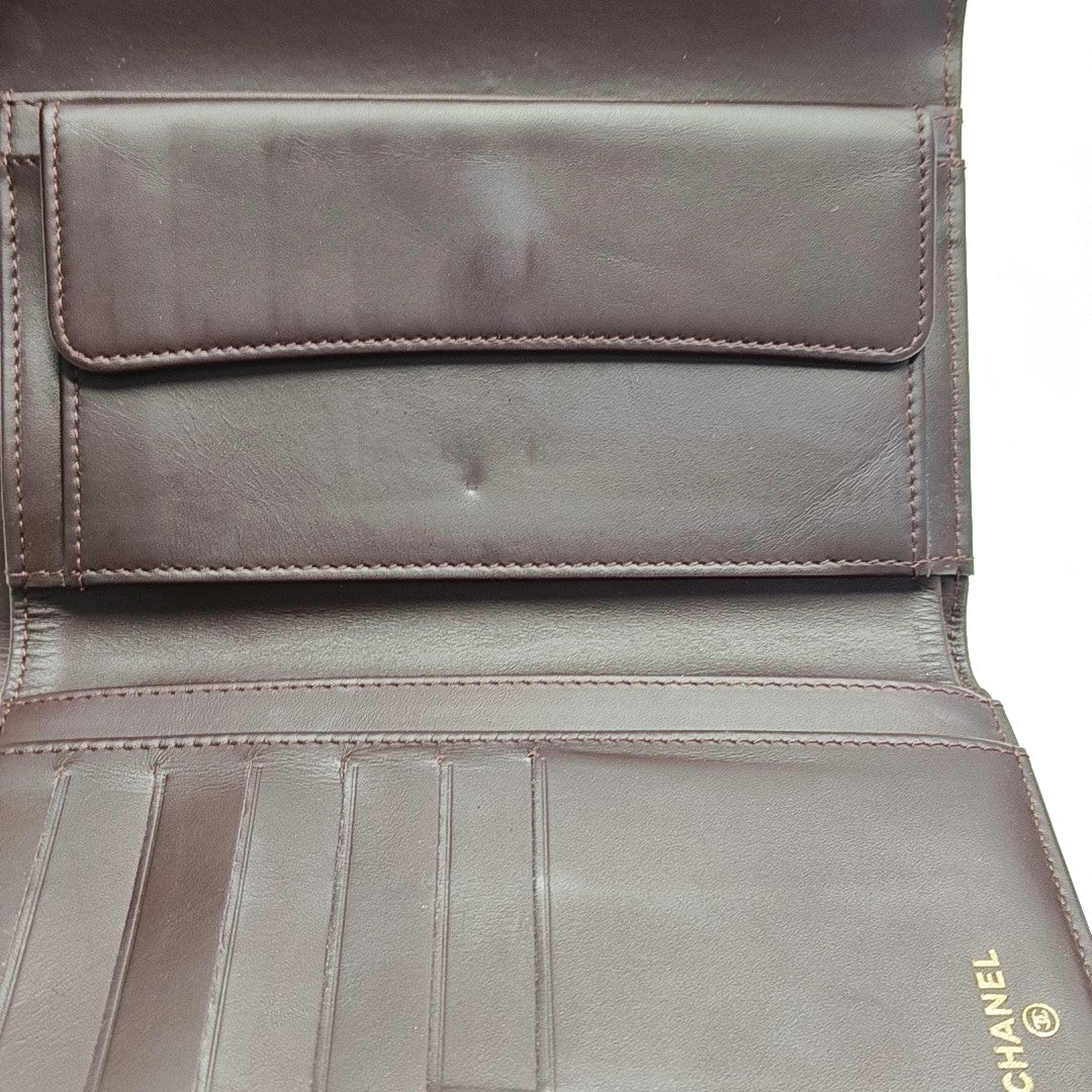 Quilted Grained Calfskin Black