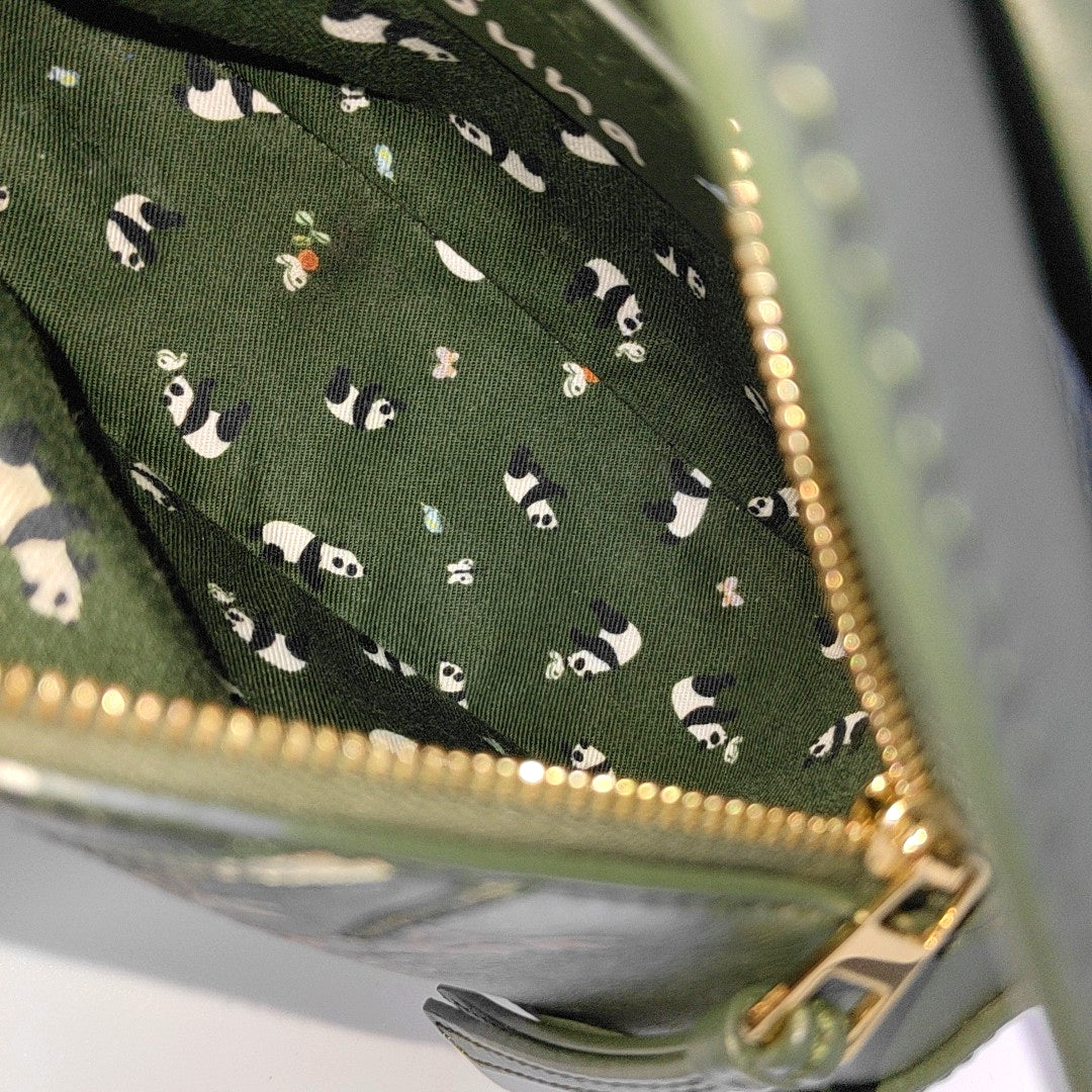 Puzzle Mini Calfskin Green