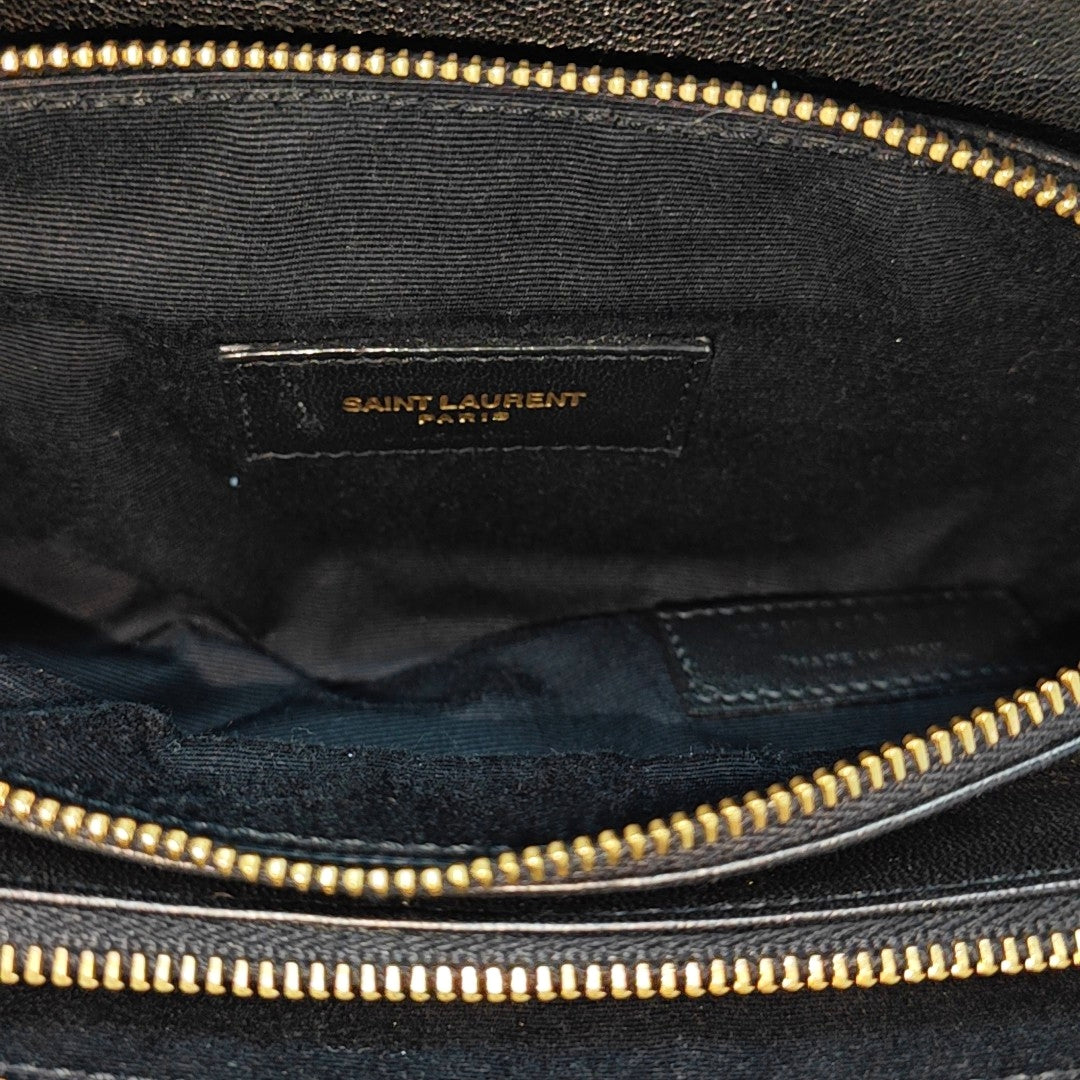 ANGIE Quilted Lambskin Black