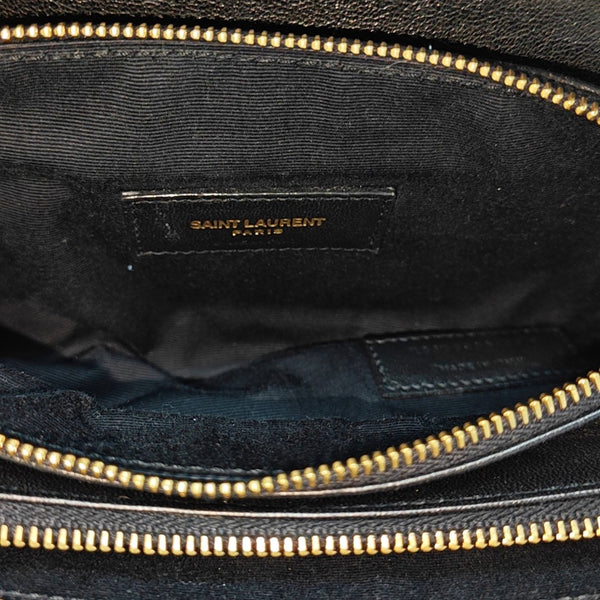 ANGIE Quilted Lambskin Black