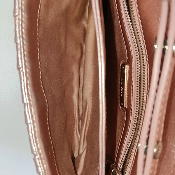 Quilted Lambskin Shoulder Bag Pink