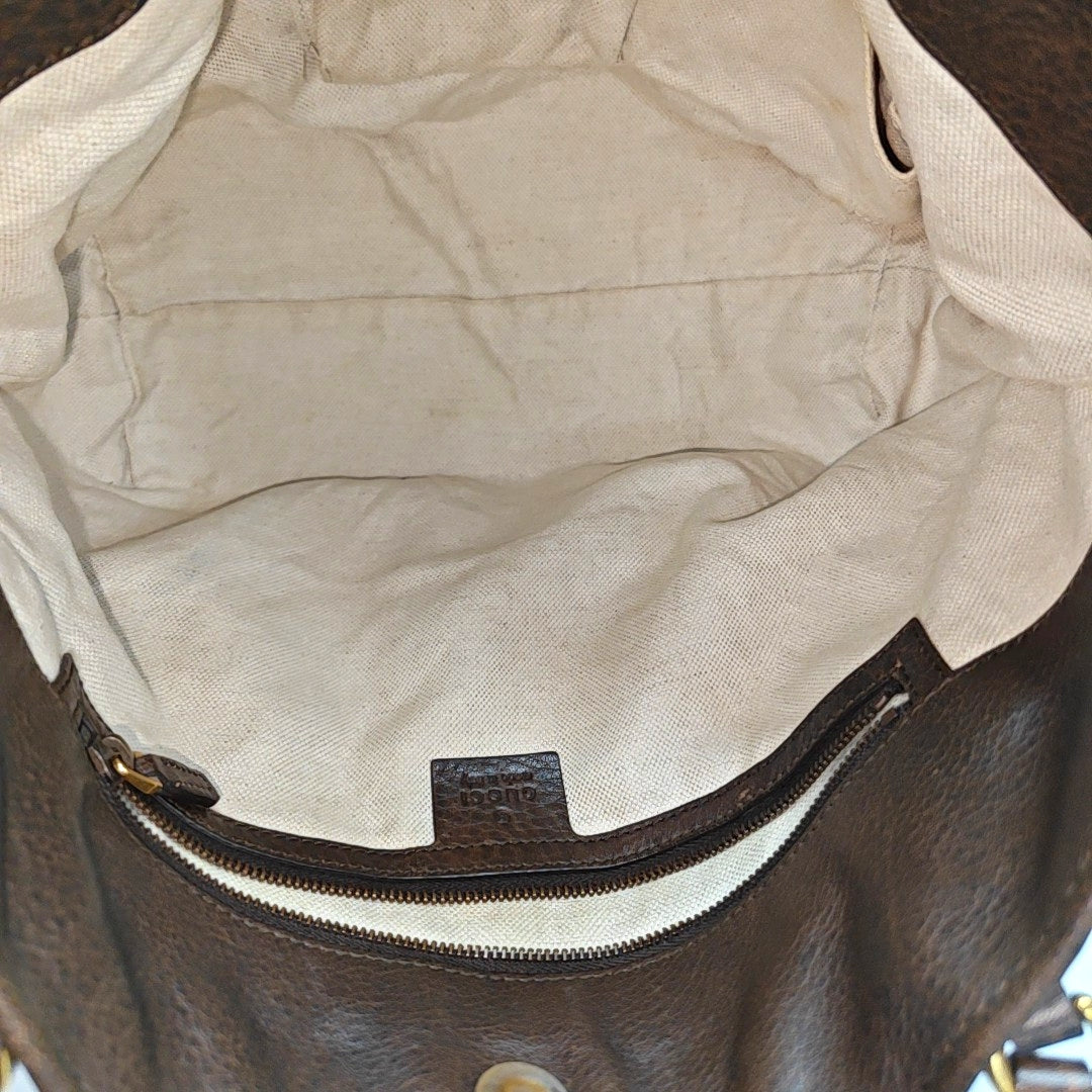 Monogram Canvas Tote Bag Beige