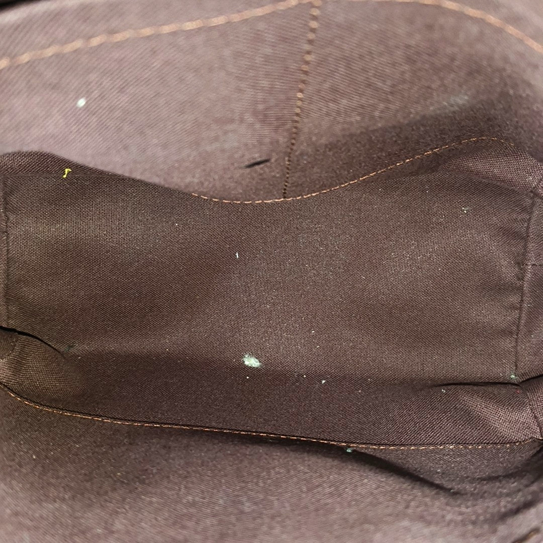TURENNE Monogram Coated Canvas Brown