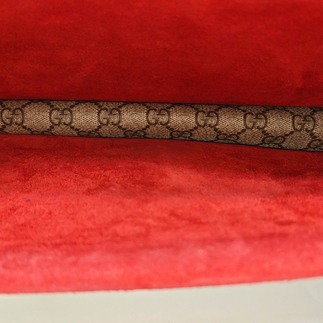Lona Revestida con Monograma Dionysus Pequeño Beige