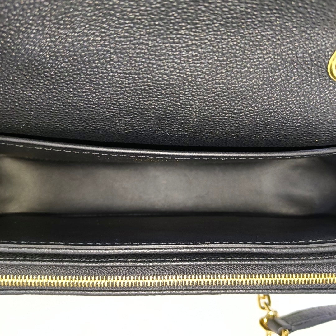 MARCEAU Monogram Calfskin Black