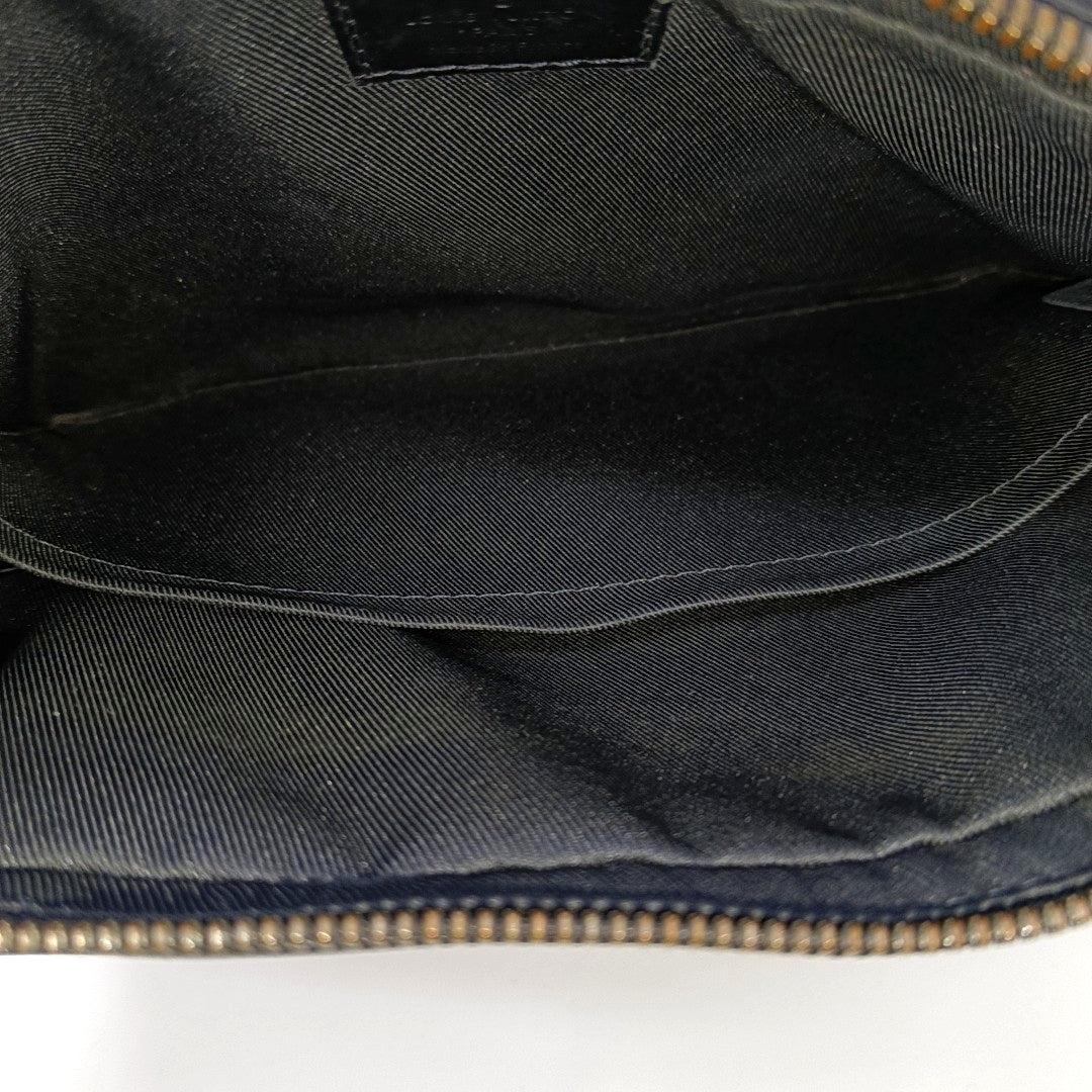 TRIO Monogram Coated Canvas Gray