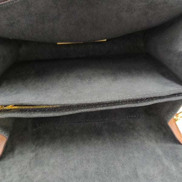DAUPHINE MM Monogram Coated Canvas Brown