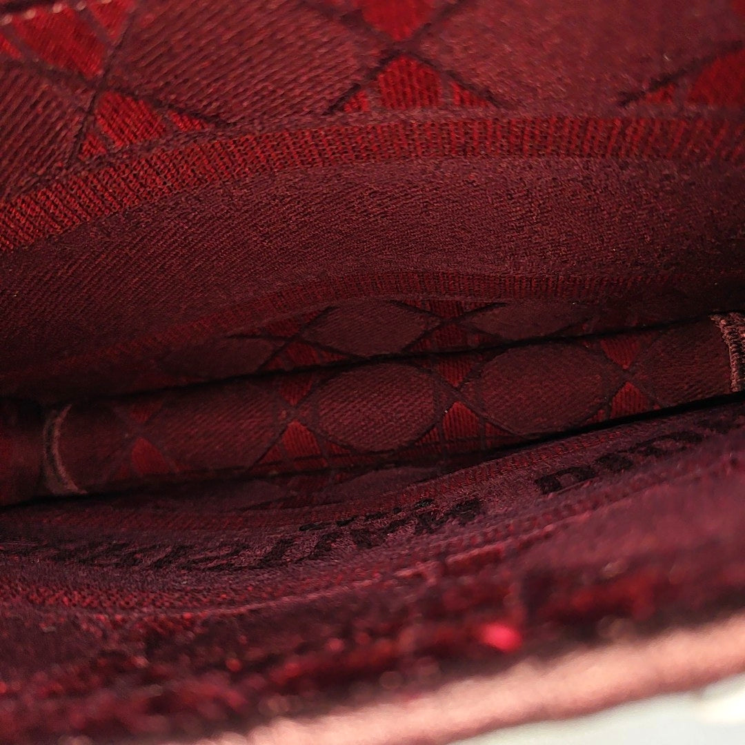Authenticated pre-owned  Book Tote Mini Velvet Red - Tote Bag at Looply