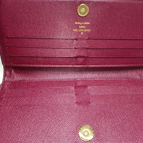 ADÈLE Monogram Coated Canvas Brown Wallet