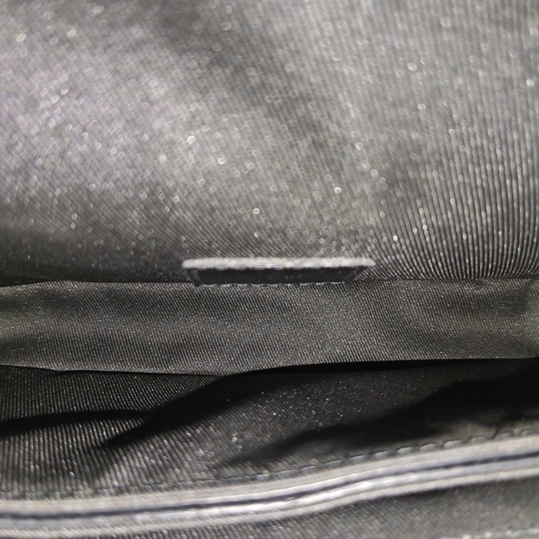 MONTSOURIS Mini Monogram Coated Canvas Black