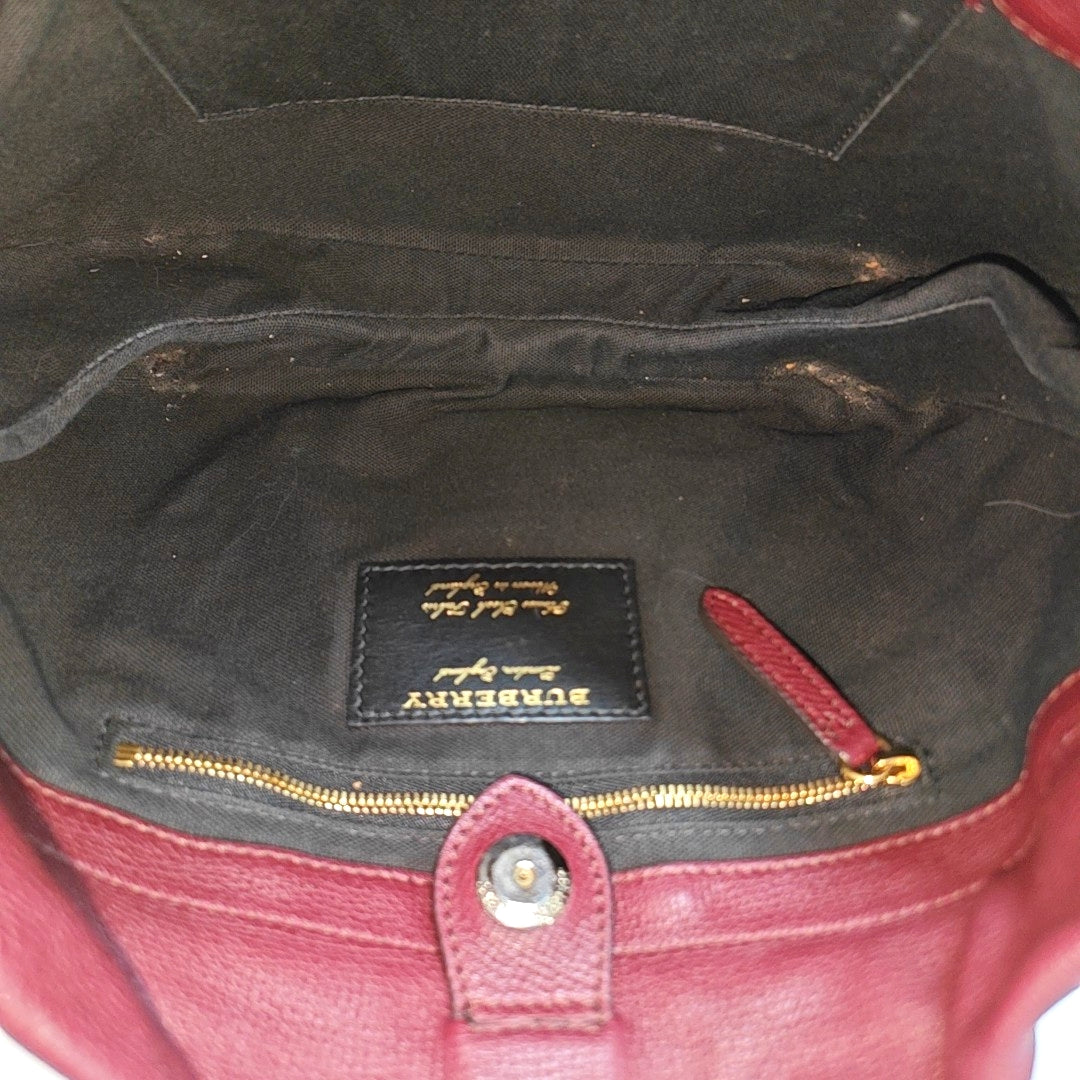Calfskin Shoulder Bag Red