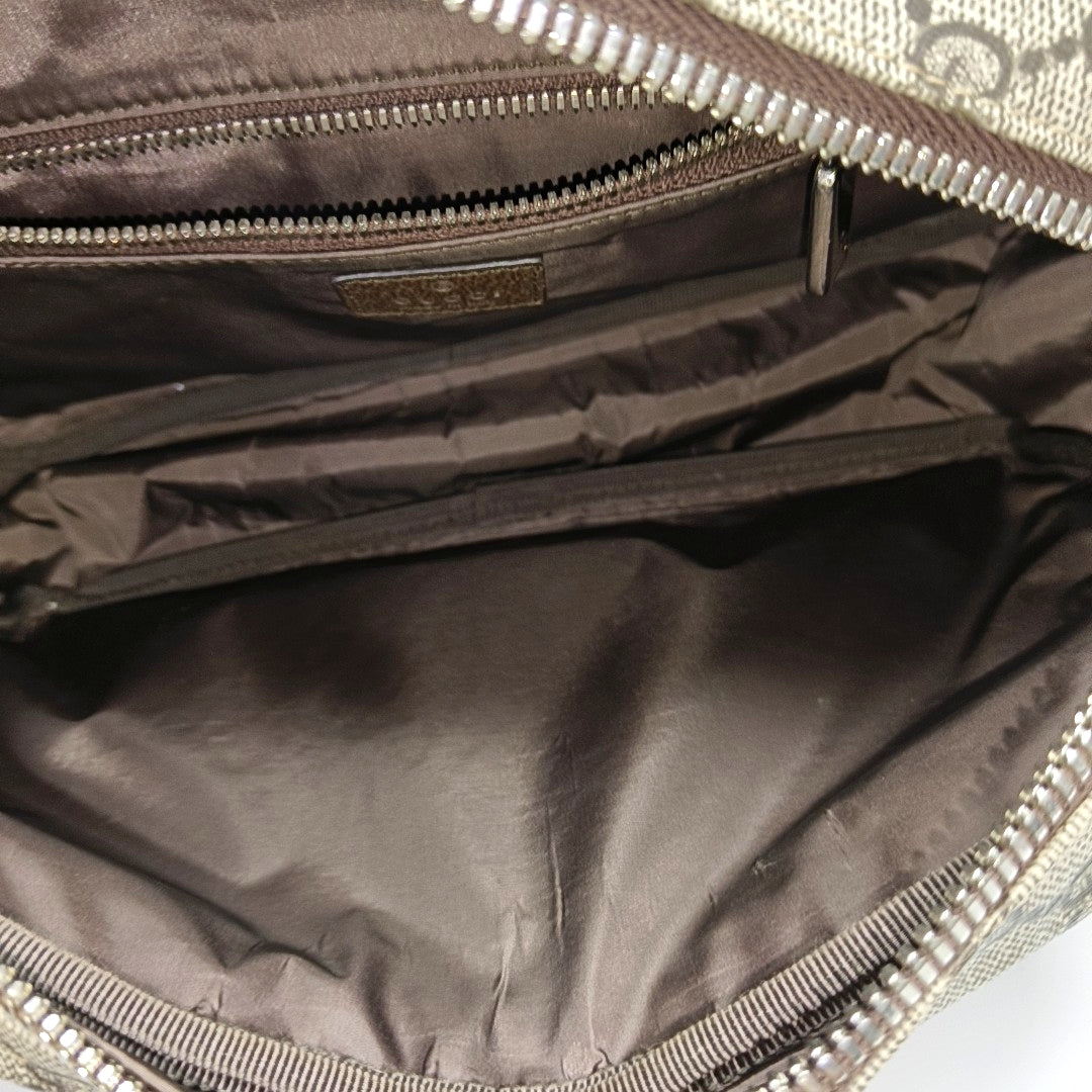 GG Supreme Monogram Coated Canvas Beige