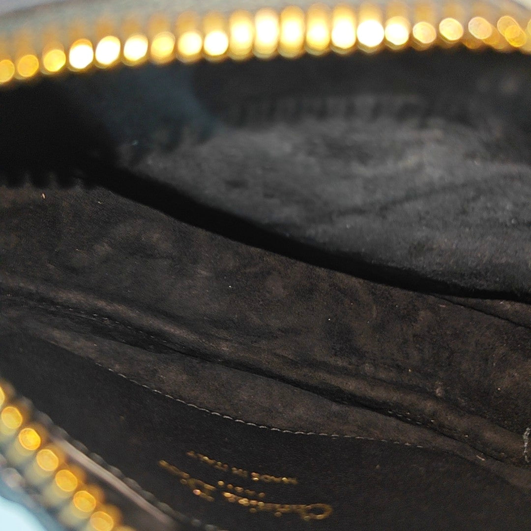 Vibe Super Mini Cannage Lambskin Black