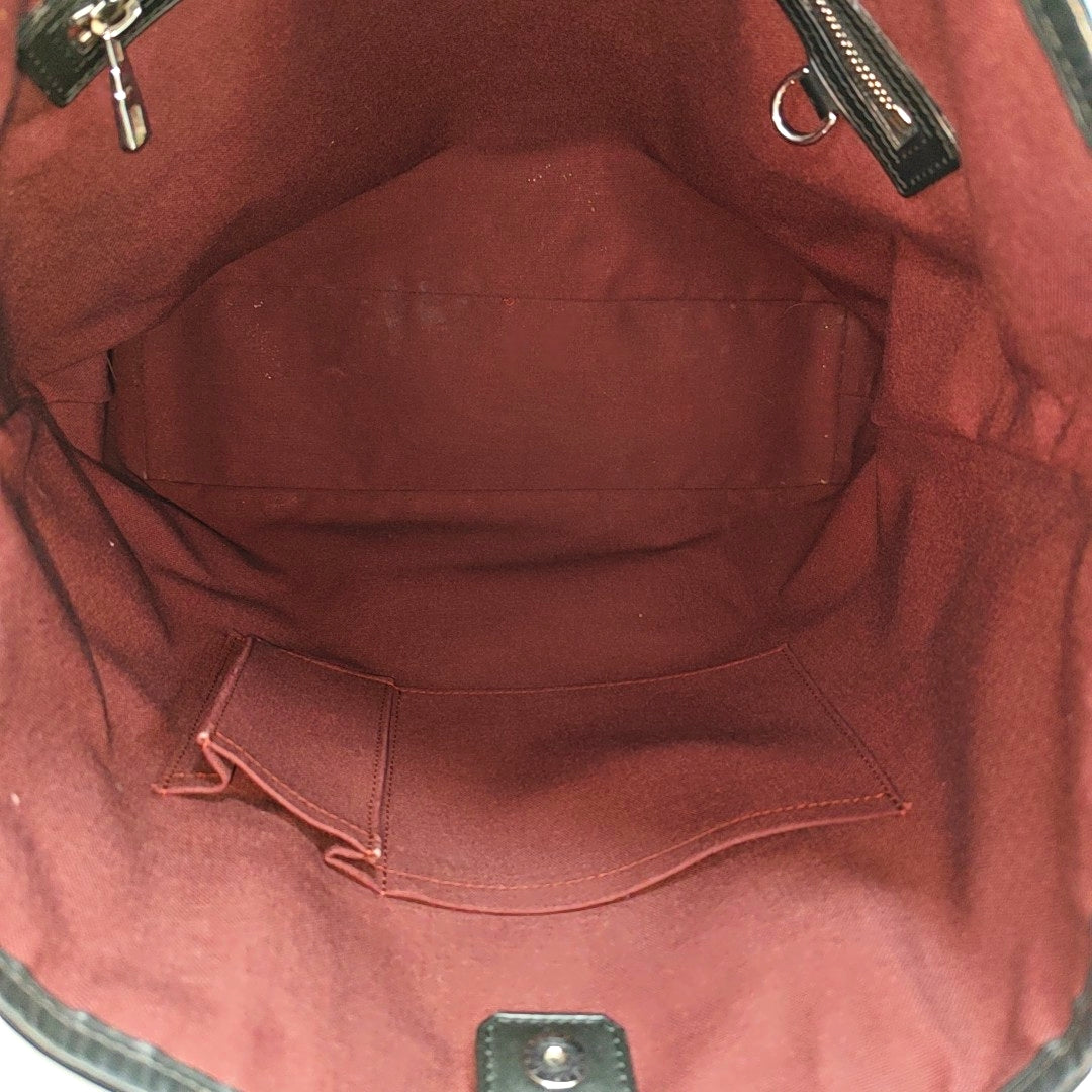 DAVIS Monogram Coated Canvas Brown