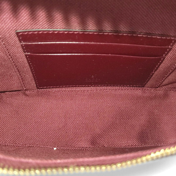 Monogram Coated Canvas Shoulder Bag Super Mini Red