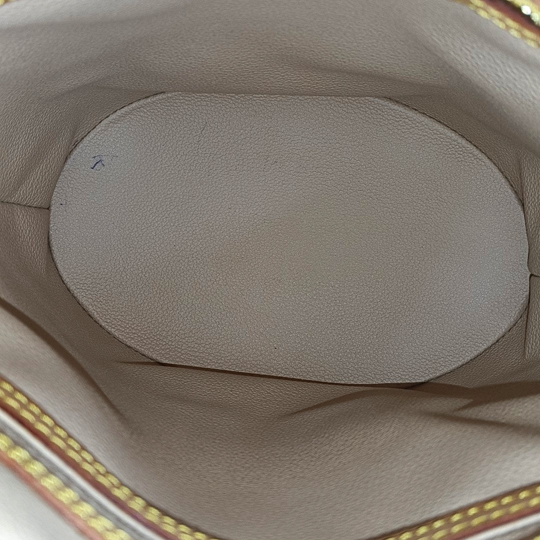 BUCKET PM Monogram Coated Canvas Brown