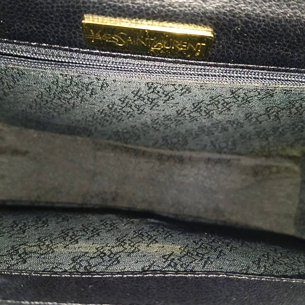 Calfskin Shoulder Bag Black