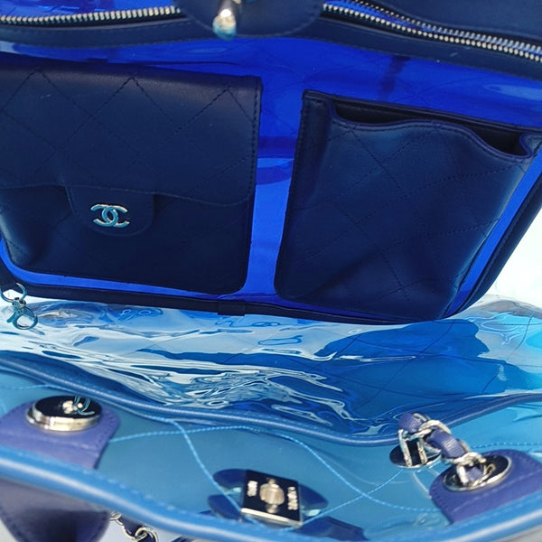 COCO SPLASH Quilted Plastic Blue