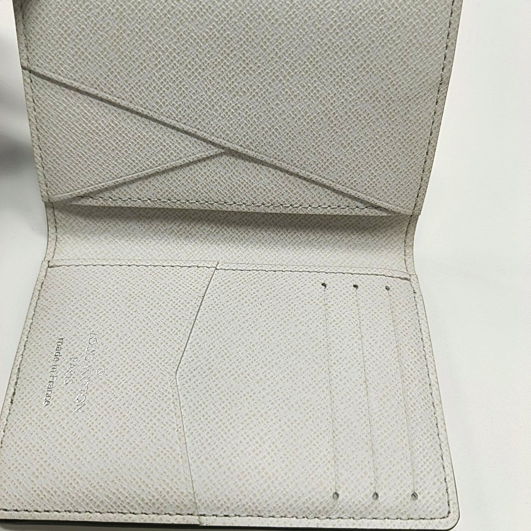 Monogram Coated Canvas Card Holder White