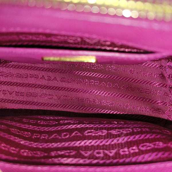 Galleria Super Mini Saffiano Calfskin Red