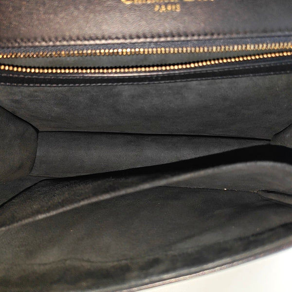 Diorama Medium Cannage Calfskin Black
