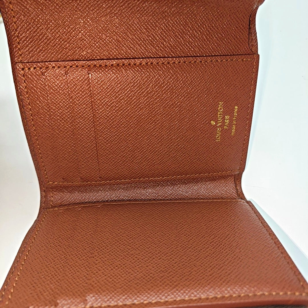 VICTORINE Monogram Coated Canvas Brown Wallet