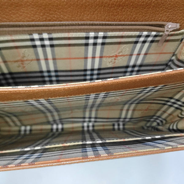 Calfskin Shoulder Bag Brown