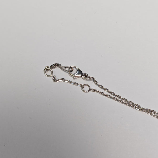 Jeux De Liens 18k White Gold Silver Necklace