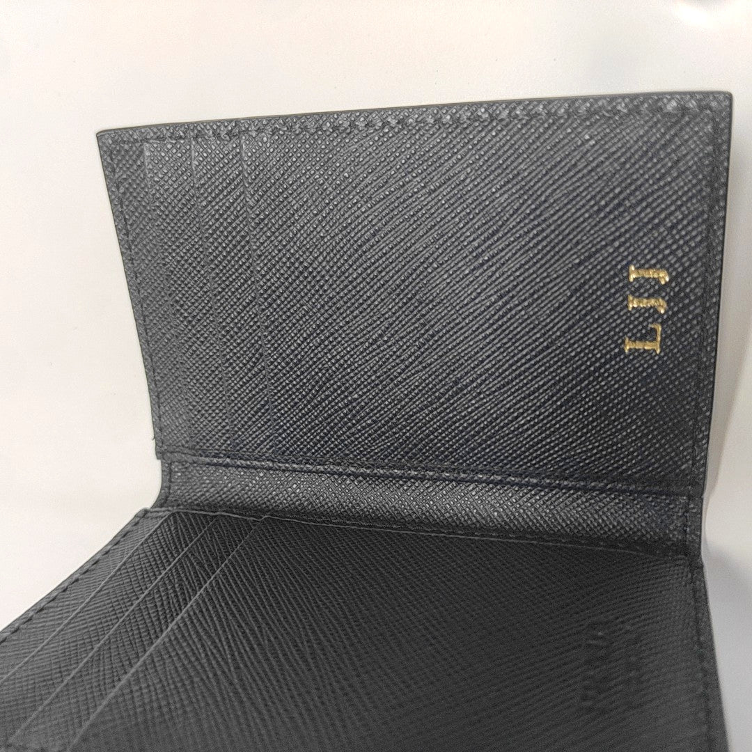 Calfskin Card Holder Blue