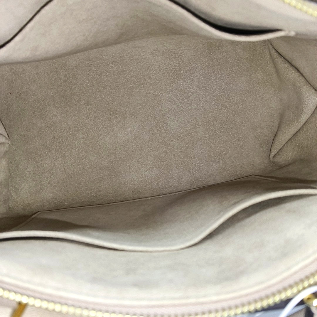 PALAIS PM Monogram Calfskin Gray