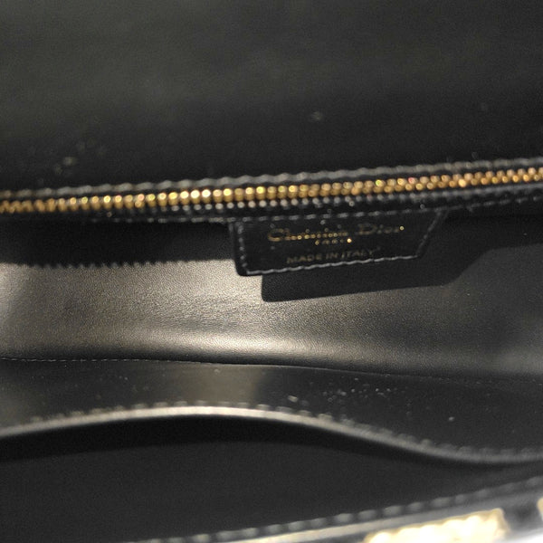 Authenticated pre-owned  Dior Caro Medium Canvas Black - Shoulder Bag at Looply