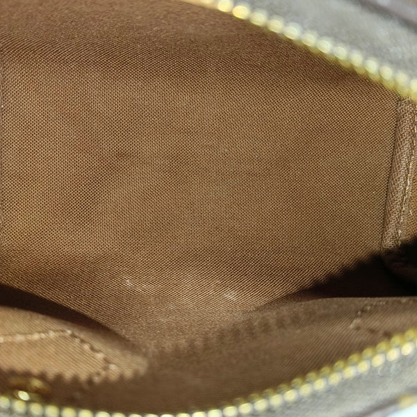 SPEEDY Nano Monogram Coated Canvas Brown