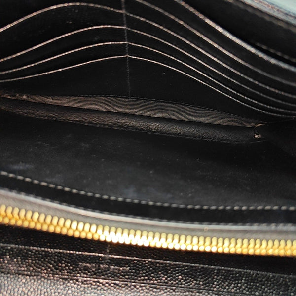 MONOGRAM Medium Chevron Calfskin Black