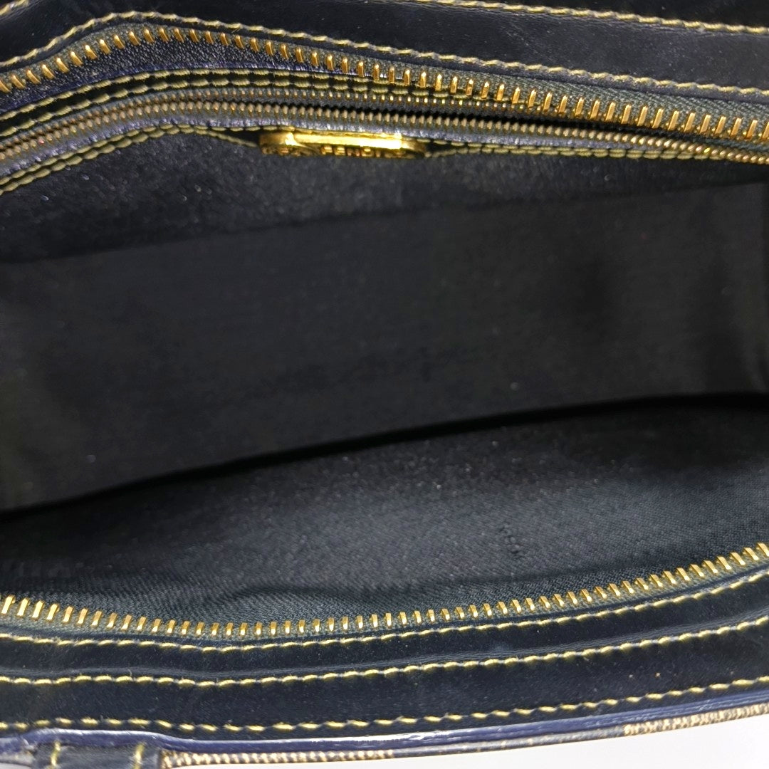 Coated Canvas Shoulder Bag Multicolor