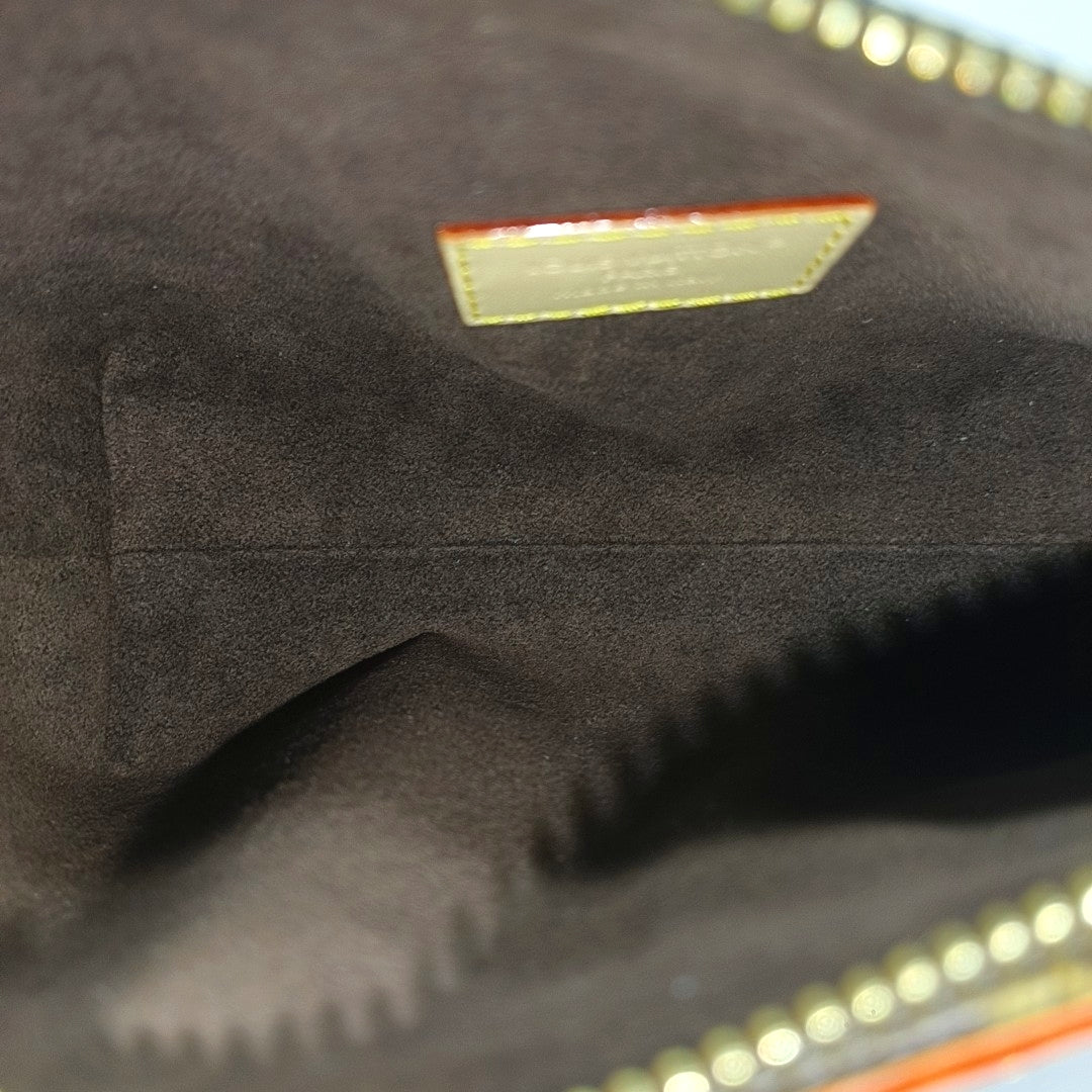 HILLS Monogram Coated Canvas Brown