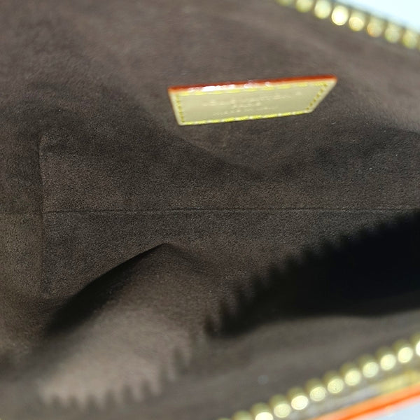 HILLS Monogram Coated Canvas Brown