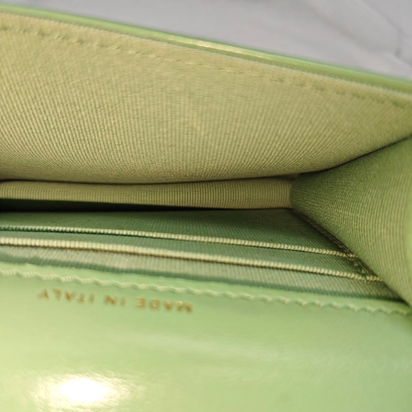 CHANEL 31 Quilted Lambskin Green Wallet